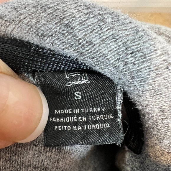 Scotch & Soda Grey Hoodie Hooded Sweatshirt Small Heavy Warm Lot 22 Pyrite - Picture 6 of 11